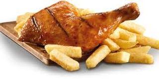 1/4 Chicken choma & Chips