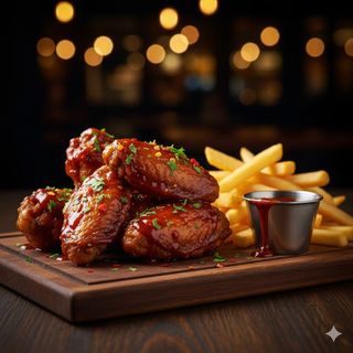 Alitas BBQ Picantes (10Uds.)