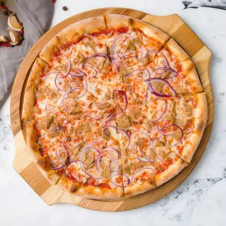 pizza atún