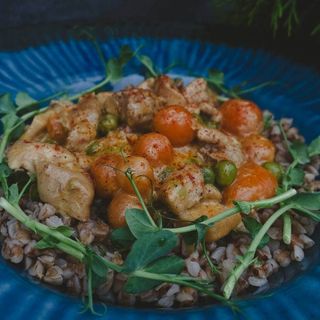 Фрикасе з гречкою