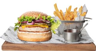 Бургер меню куриный