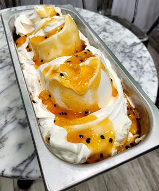 Sabor Yogurt con Salsa Maracuyá