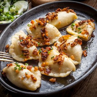 Pierogi z mięsem