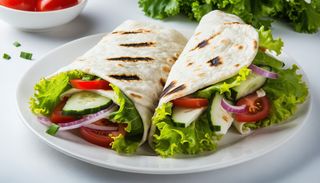 Lawasz kebab halloumi