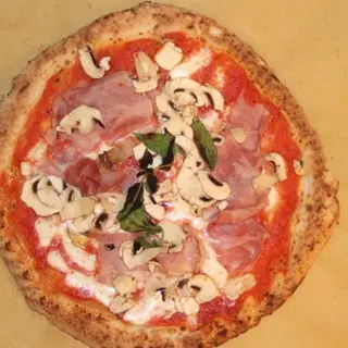 Cotto e funghi