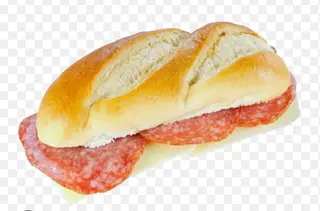 Panino salame e ricotta