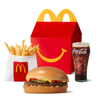 ჰეფი მილი ჰამბურგერით