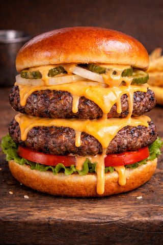 ДВОЕН ЧИЙЗБУРГЕР