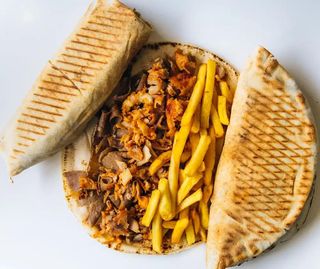 PITA z frytkami Bez Surówki