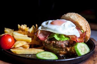 Egg burger