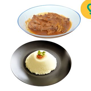 Attiéké Avec Patte De Poulet