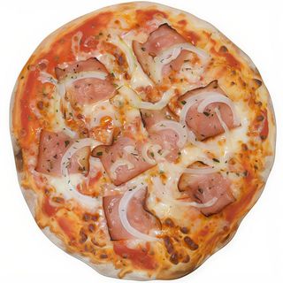Pizza Pequeña De Bacon Y Cebolla (24 Cm.)