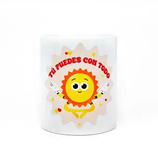 Taza regalo (tu puedes con todo)