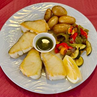 Lomo de bacalao a la plancha 