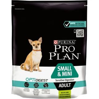 Purina Pro Plan Small & Mini Sensitive Digestion для собак дрібних та карликових порід з чутливою системою травлення, з ягням, 700 г