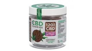 PROMOCJA Ciastka zbożowe CBD Euphoria Czekoladowe 120mg