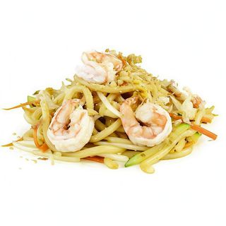 Yaki Udon (gamberi e verdure) + Bibita a scelta