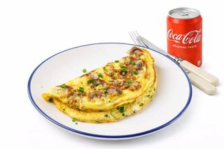 Omelete de Cogumelos Menu