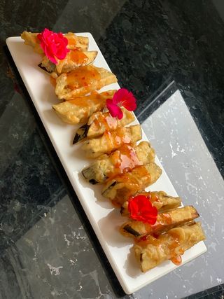 Баклажани в солодкому чилі