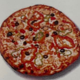 Pizza vegetal (30 cm.)