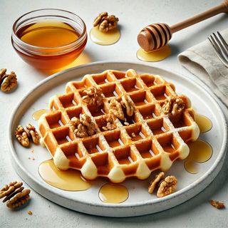 Гофрета с мед и орехи (400г)