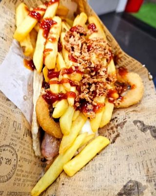 Panino con polpette di cavallo