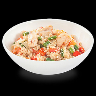 Рис з креветками та куркою (400г)