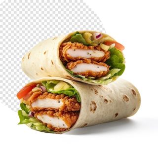 Chicken wrap menù