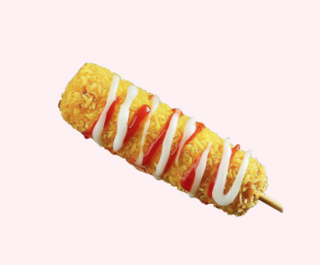 Ramen Cheese hot dog