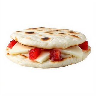 Arepa De Queso Blanco Con Guayaba