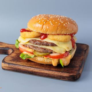 Double MC Spicy burger