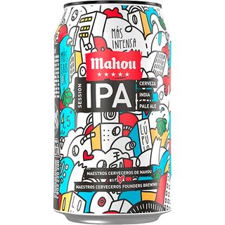 Cerveza Mahou 5 Estrellas IPA Lata 33cl.