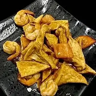 98. Tofu con gamberetti