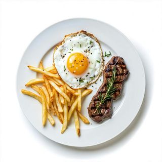 Plato Combinado De bistec