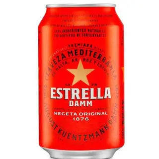 Cerveza estrella lata 330ml