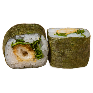 Futomaki Camarão Tempura e Rúcula (5 peças)
