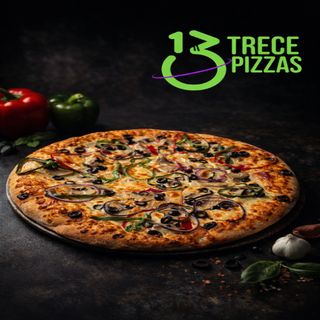 Pizza planeta verde (33 cm.)