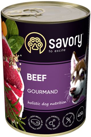 Savory Dog Gourmand яловичина 400г