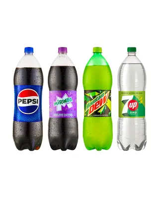Pepsi | Mirinda | Mountain Dew | 7-UP 2L
