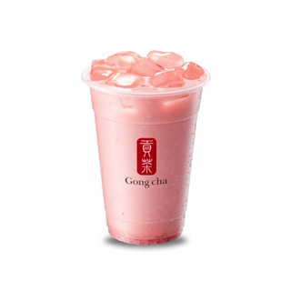 Strawberry Green Milk Tea