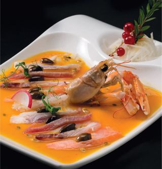 801. Carpaccio mix scottato - 9 pezzi