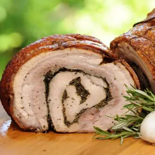 Entrante De Provolone De Porchetta
