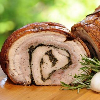 Entrante De Provolone De Porchetta