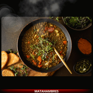 Lentejas Con Chorizo y Verduras 