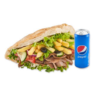 Kebab w Bułce, Pepsi 0.33l