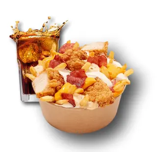 Meniu Fries Bowl XL cu nuggets de curcan 800g