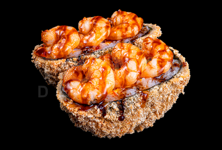 Суші бургер з креветкою