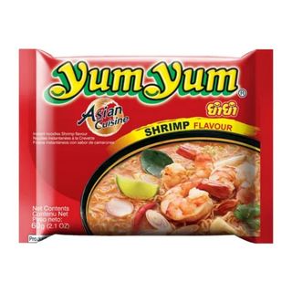 Fideos instantáneos sabor a camarón Yum Yum (60 gr)