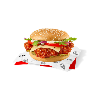 Spicy Teriyaki Burger picant