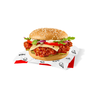 Spicy Teriyaki Burger picant